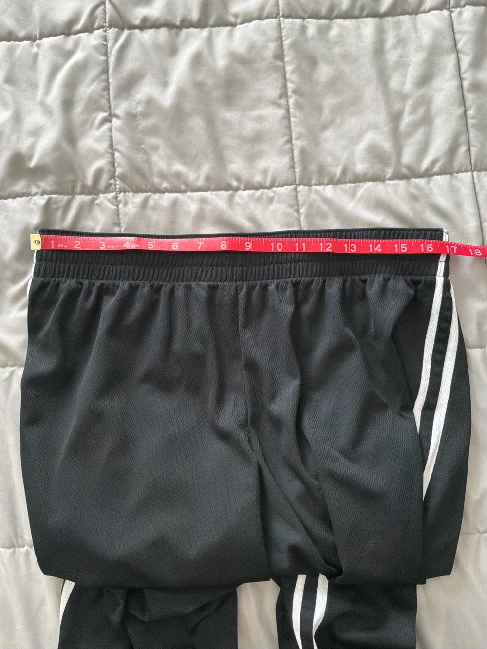 Champion Men’s Black Track Sweat Pants with White Side Stripes XL - Picture 5 of 6
